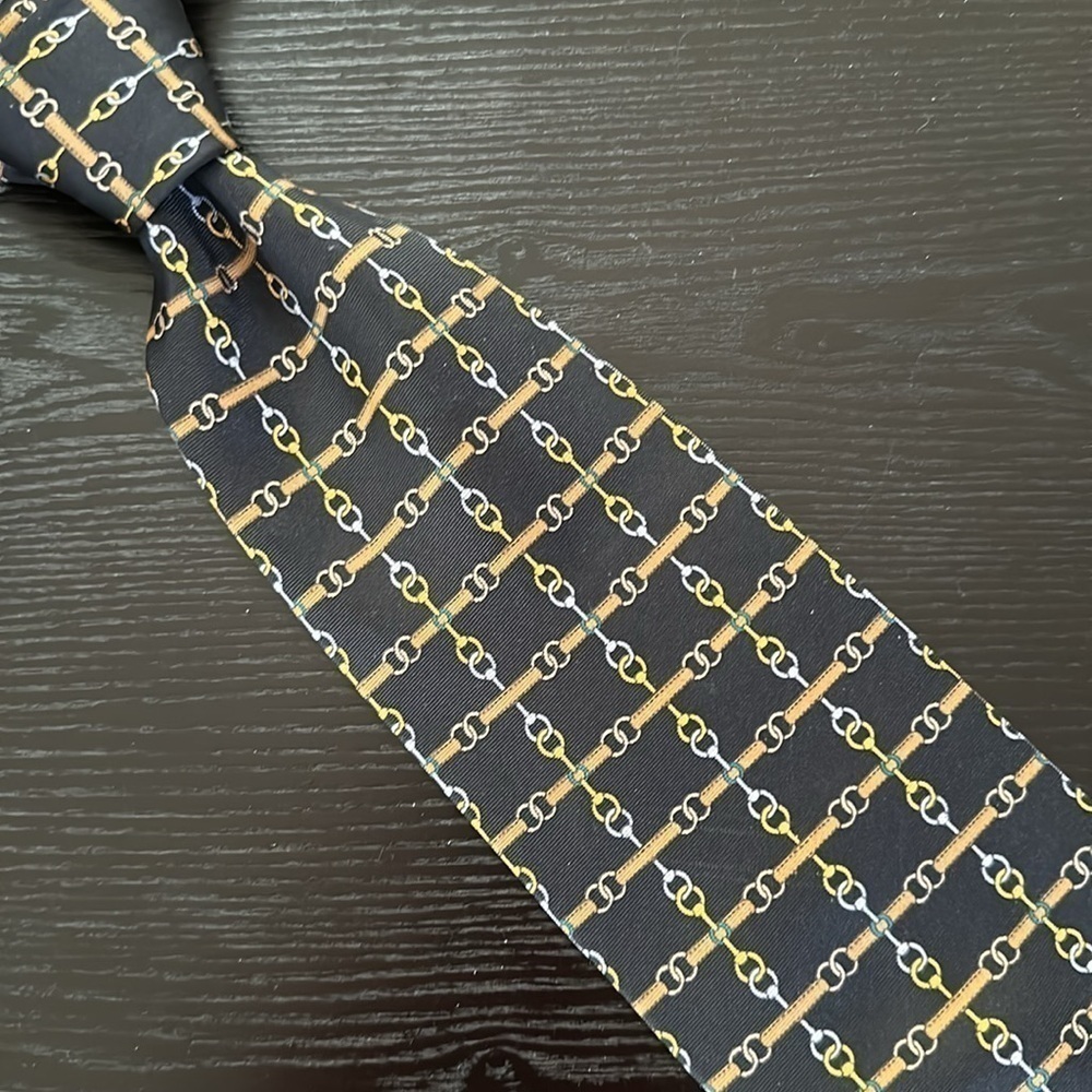 Vintage Paolo GUCCI Silk Tie - Picture 9 of 10